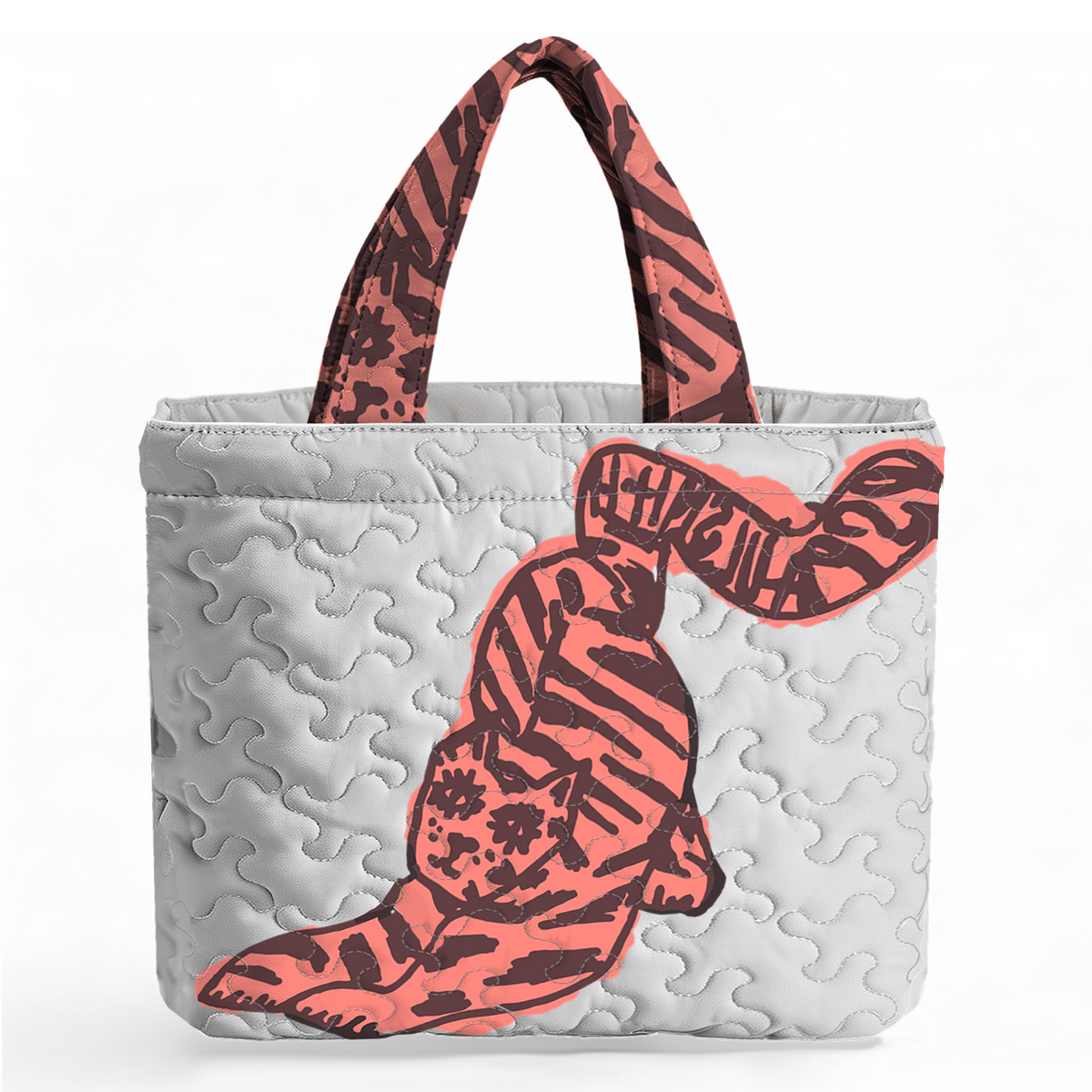Doodle Taige LumLock™ Lightweight Quilted Tote Bag