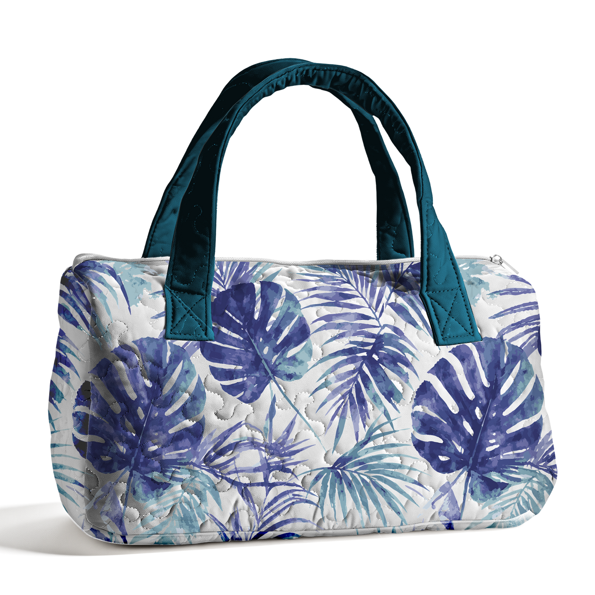 Rainforese Plante Quilted Duffle Bag with Zipper