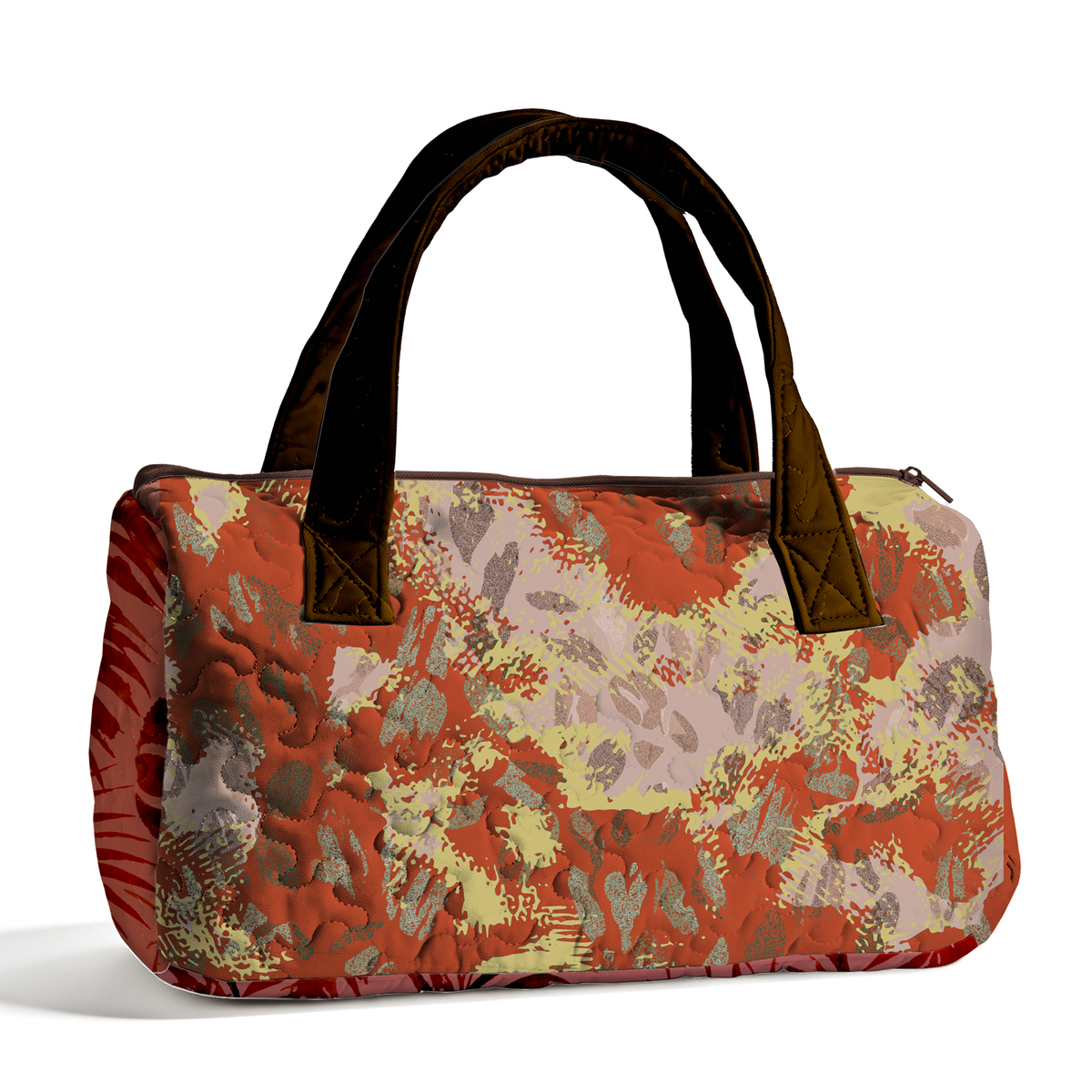Camouflage Plants LumLock™ Lightweight Quilted Duffle Bag with Zipper