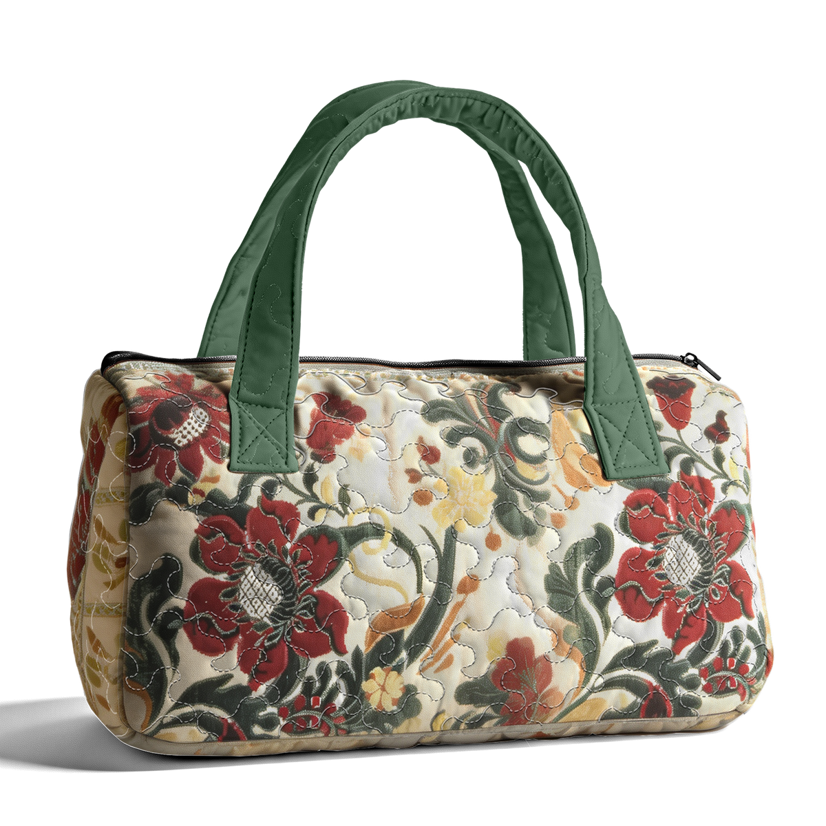 Italy Lutos LumLock™ Lightweight Quilted Duffle Bag with Zipper