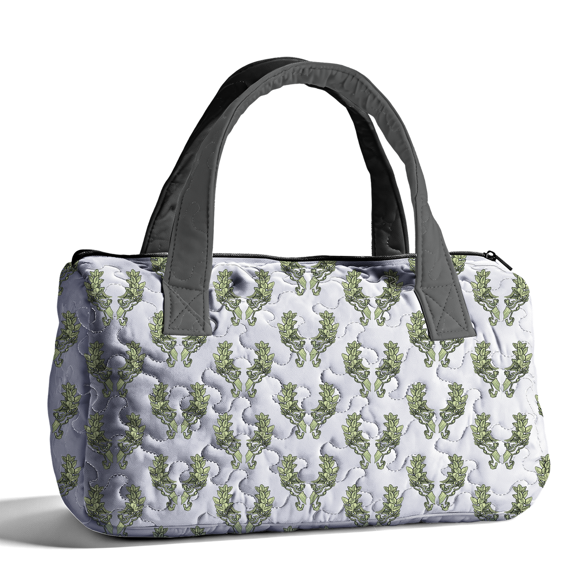 Banana Leaf Camo  LumLock™ Lightweight Quilted Duffle Bag with Zipper