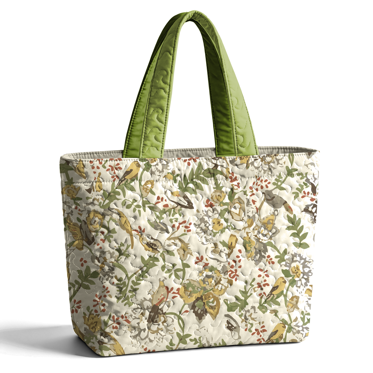 Spring Oriole LumLock™ Lightweight Quilted Tote Bag