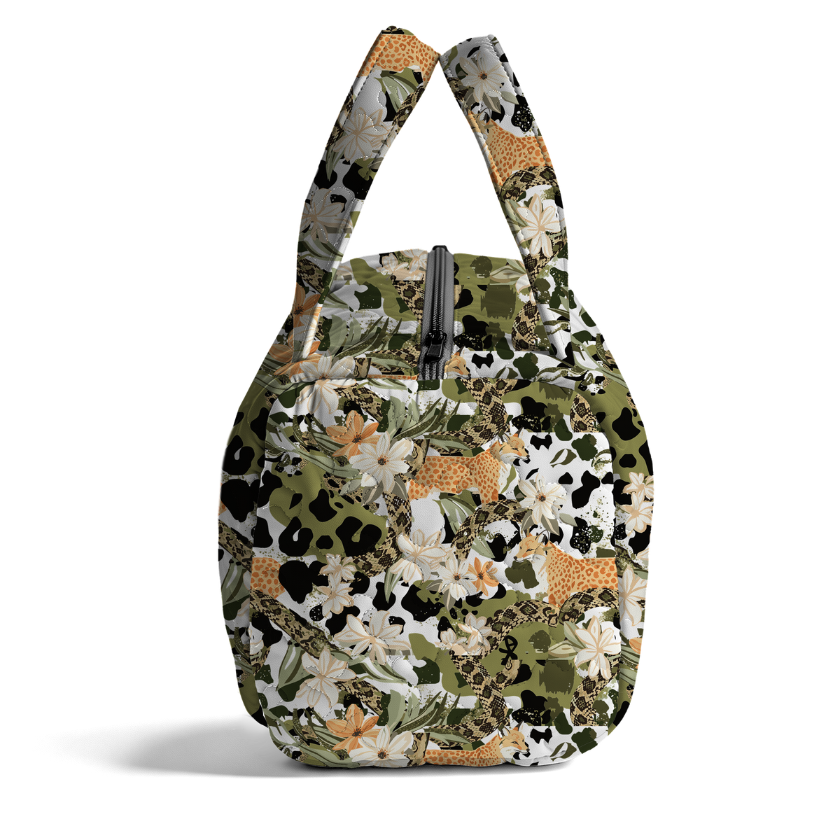 Python Orchid  LumLock™ Lightweight Quilted Duffle Bag with Zipper