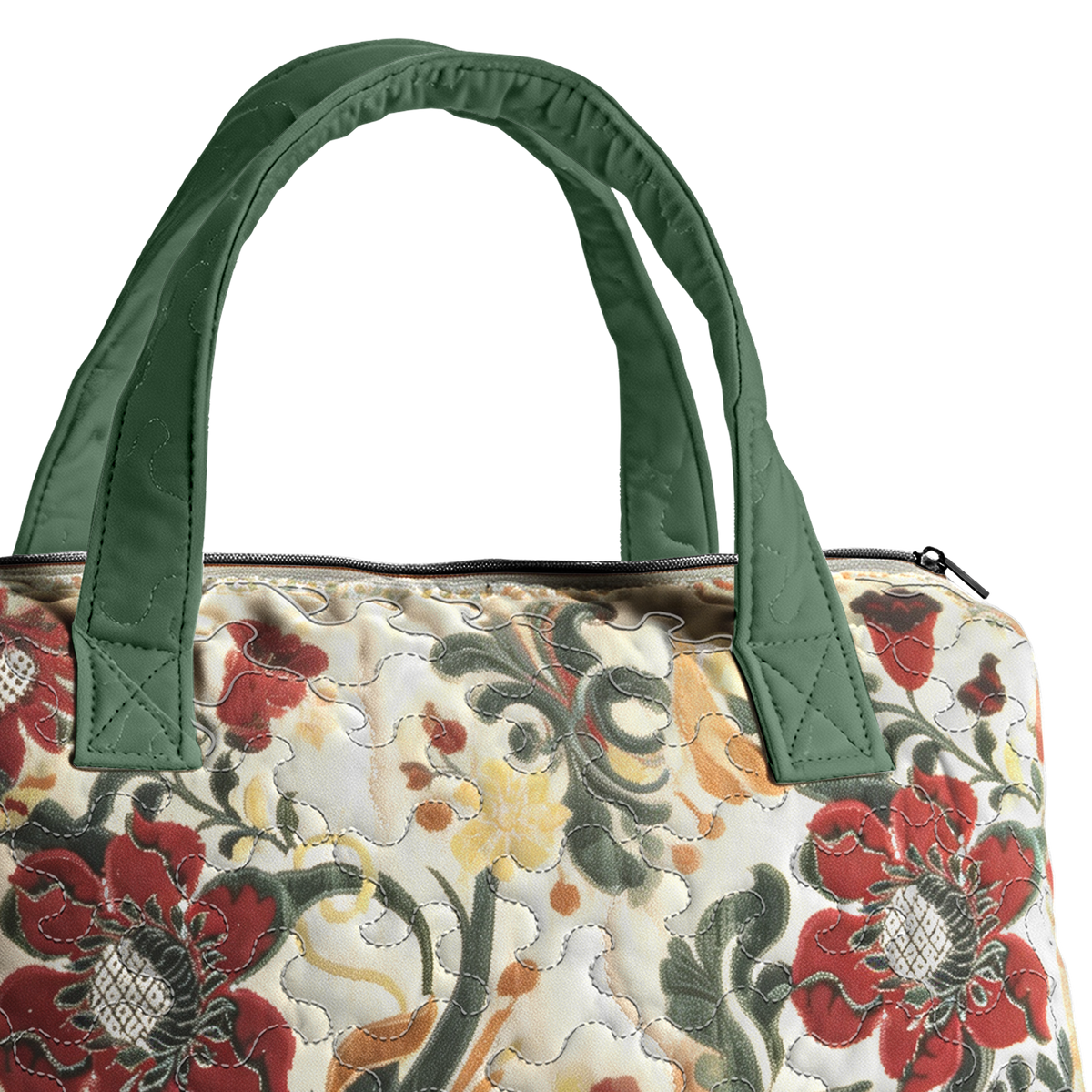 Italy Lutos LumLock™ Lightweight Quilted Duffle Bag with Zipper